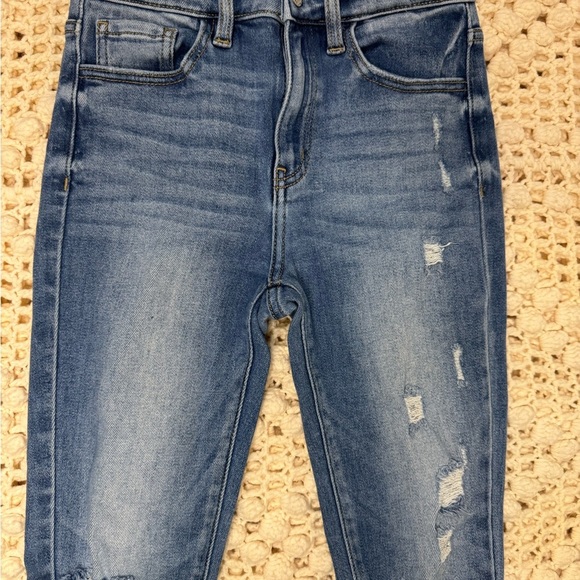 Kancan Women's Blue Distressed Jeans.    #17 - Picture 2 of 13